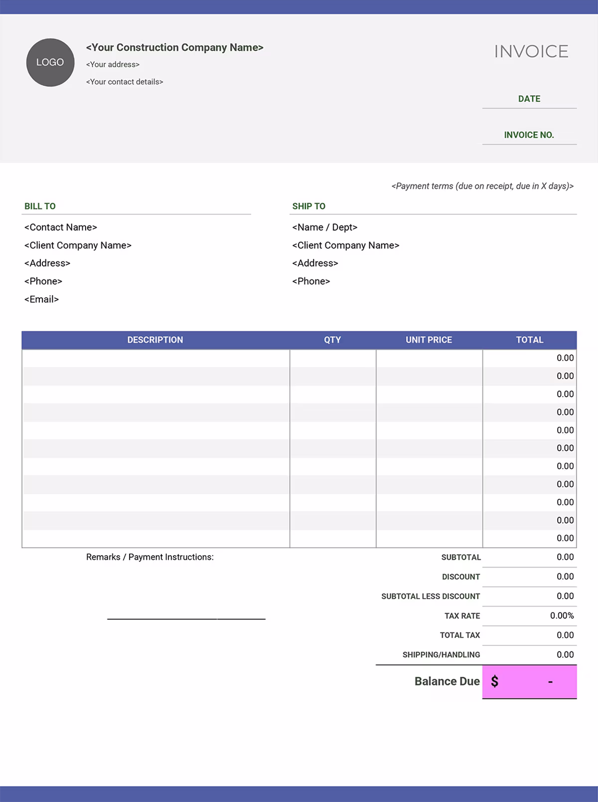 Invoice Template